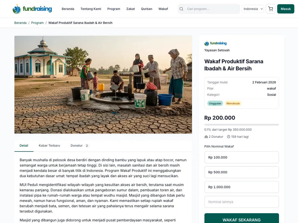 Form Donasi Online